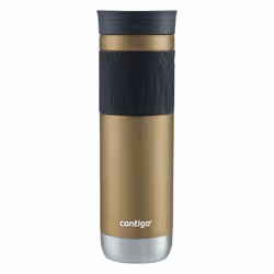 Contigo Byron Vacuum-Insulated Stainless Steel Travel Mug 24oz Chardonnay Color with Leak-Proof Lid Keeps Beverages Hot or ...