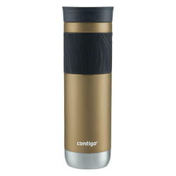 Contigo Byron Vacuum-Insulated Stainless Steel Travel Mug  24oz  Chardonnay Color with Leak-Proof Lid  Keeps Beverages Hot or Cold  Perfect for Coffee