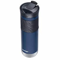 Contigo SNAPSEAL Insulated Stainless Steel Travel Mug with Grip  24oz  Midnight Berry