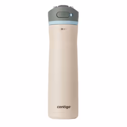 Contigo Wells Chill Stainless Steel Filter Water Bottle with AUTOSPOUT Straw Lid  24oz.  Salt