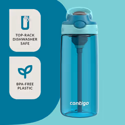Contigo Aubrey Leak-Proof Spill-Proof Water Bottle  20oz  Juniper Jade