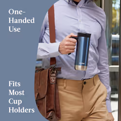 Contigo Superior 20 LeakProof Insulated Stainless Steel Travel Mug with Handle  20oz  Dark Ice