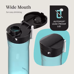 Contigo Jackson 20 LeakProof Water Bottle  24oz  2 Pack  Jade Vine  Pineapple