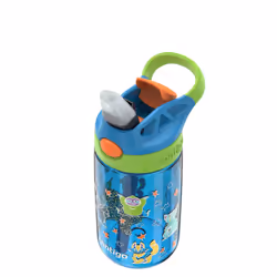 Contigo Autospout Kids Water Bottle  14oz  Pack of 1  Blue Poppy Squishies