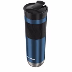 Contigo Byron 2.0 Stainless Steel Travel Mug with SNAPSEAL Lid and Grip  24 oz  Blueberry