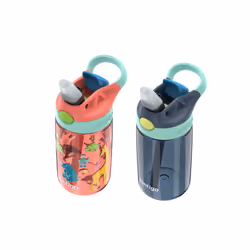 Contigo Kids Water Bottle with Redesigned AUTOSPOUT Straw  14 oz  2-Pack