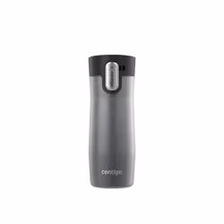 Contigo AUTOSEAL West Loop Vacuum-Insulated Stainless Steel Travel Mug with Easy-Clean Lid 16 oz Crystal Sake