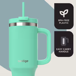 Contigo Streeterville 40oz Tumbler  Stainless Steel Vacuum Insulated  Leak-Proof  Cold for 29 Hours  Reef