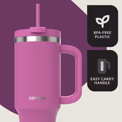 Contigo Streeterville 40oz Tumbler  Stainless Steel Vacuum Insulated  Leak-Proof  Cold for 29 Hours  Galactic