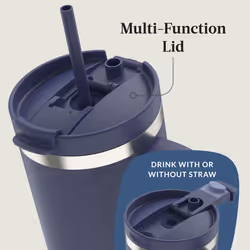 Contigo Streeterville 40oz Tumbler  Stainless Steel Vacuum Insulated  Leak-Proof  Cold for 29 Hours  Indigo