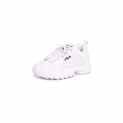 Fila Women's Disruptor II Premium Comfortable Sneakers  White/Navy/Red
