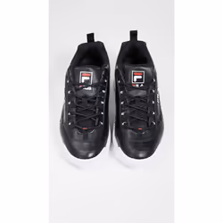 Fila Men's Disruptor II No-Sew Sneaker (9 M US Black/Red/White)