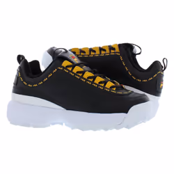 Fila Disruptor Ii Premium Repeat Boys Shoes Size 4.5  Color: Black/Gol