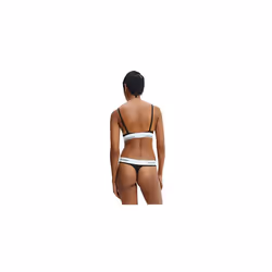 Calvin Klein Women's Modern Cotton Stretch Thong Panties  Black  Large
