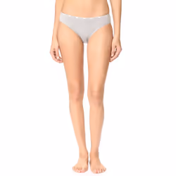 Calvin Klein Women's Signature Cotton Logo Stretch Bikini Panties  5-Pack  Black/White/Grey Heather  Small