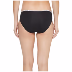 Calvin Klein Women's Signature Cotton Logo Stretch Bikini Panties  5-Pack  Black/White/Genie/Tender/Coastal  Small