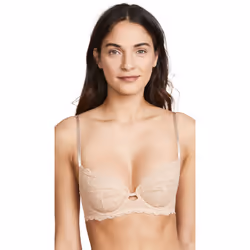 Calvin Klein Women's Seductive Comfort Unlined Lace Bra Bare 36B