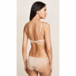 Calvin Klein Women's Seductive Comfort Unlined Lace Bra  Bare  32D