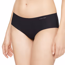 Calvin Klein Women's Invisibles Seamless Hipster Panties  3 Pack  Speakeasy/Light Caramel/Black  Large