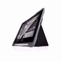 STM Dux Plus 6th Gen Blk 24.6 cm (9.7") Cover Black, Grey
