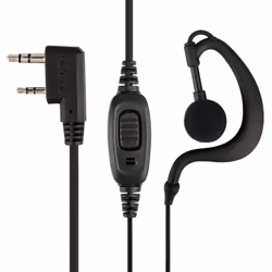 Retevis RT24 Walkie Talkies PMR446 License-free Two Way Radio 16 Channels Scan TOT with USB Charger and Earpieces (Black, 2 Pairs)