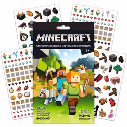 Minecraft Laptop Stickers Ultimate Set - Bundle Includes 10 Premium Minecraft Decals for Room Decor  Car  MacBook  Phone and 300 Minecraft S