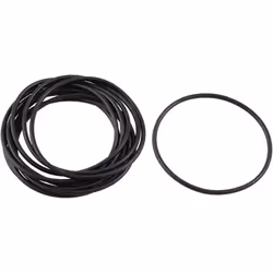 sourcingmap Nitrile Rubber O-Rings 50mm OD 46mm ID 2mm Width, Metric Sealing Gasket, Pack of 10
