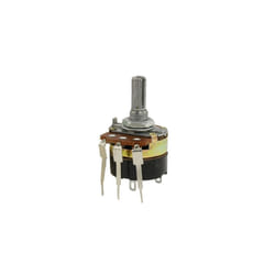 6mm Knurled Split Shaft Three Terminal 500K ohm Linear Taper Potentiometer B500K
