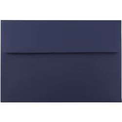 JAM PAPER A8 Premium Invitation Envelopes - 5 1/2 x 8 1/8 - Navy Blue - 25/Pack