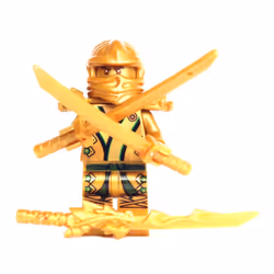 LEGO Ninjago - The GOLD Ninja with 3 Weapons