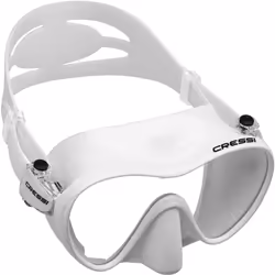 Cressi F1 Frameless Mask  White (ZDN283000)