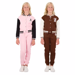 Star Ride Sweet Butterfly Girls 4-Piece Fleece Active Hoodie and Athletic Jogger Sweatpants and Sweatshirt Kids Clothing Set