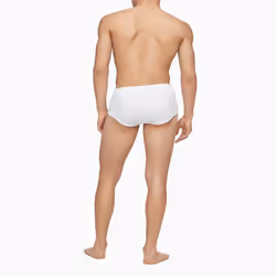 Calvin Klein Men's Cotton Classics 4-Pack Brief  4 White  M