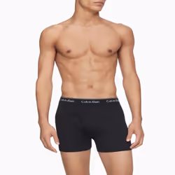 Calvin Klein Men's Cotton Classics 3-pack Boxer Brief  3 Black  Large