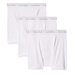 Calvin Klein Men's Cotton Classics 3-Pack Boxer Brief  3 White  L