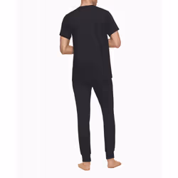 Calvin Klein Men's Cotton Classics 3-Pack Undershirts  3 BLACK - CREWN