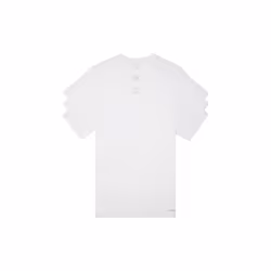 Calvin Klein Men's Cotton Classics 3-Pack Undershirts  3 WHITE - VNECK