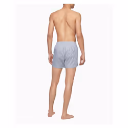 Calvin Klein Men's Cotton Classics 3-Pack Boxer  Tide/Morgan Plaid  Ti