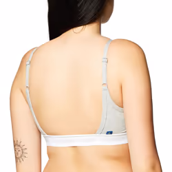 Calvin Klein Women's Ck One Cotton Unlined Bralette  Grey Heather  XS