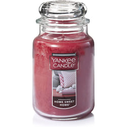 Yankee Candle Home Sweet Home Scented  Classic 22oz Large Jar Single Wick Candle  Over 110 Hours of Burn Time  Ideal for Fall  Outdoors  Home and Chri