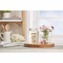 Yankee Candle Buttercream Scented  Classic 22oz Large Jar Single Wick Candle  Over 110 Hours of Burn Time