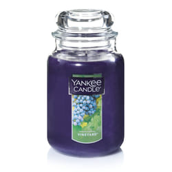 Yankee Candle Vineyard Scented  Classic 22oz Large Jar Single Wick Candle  Over 110 Hours of Burn Time