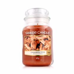 Yankee Candle Cinnamon Stick Scented Classic 22oz Large Jar Single Wick Candle Over 110 Hours of Burn Time