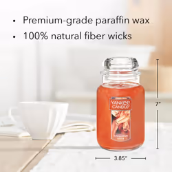 Yankee Candle Cinnamon Stick Scented  Classic 22oz Large Jar Single Wick Candle  Over 110 Hours of Burn Time