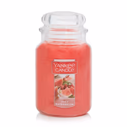 Yankee Candle Juicy Watermelon Scented Classic 22oz Large Jar Single Wick Candle Over 110 Hours of Burn Time