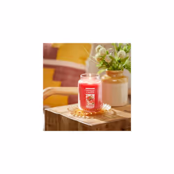 Yankee Candle Juicy Watermelon Scented  Classic 22oz Large Jar Single Wick Candle  Over 110 Hours of Burn Time