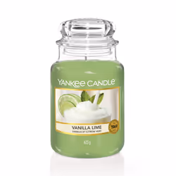 Yankee Candle Vanilla Lime Scented Classic 22oz Large Jar Single Wick Candle Over 110 Hours of Burn Time