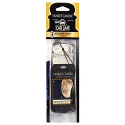 Yankee Candle Paper Car Jar Hanging Air Freshener MidSummer's Night Scent - 3 Pack