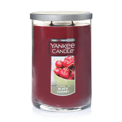 Yankee Candle Black Cherry Scented  Classic 22oz Large Tumbler 2-Wick Candle  Over 75 Hours of Burn Time  Ideal for Fall  Indoor Gatherings and Holida