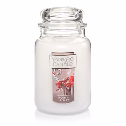 Yankee Candle North Pole Scented  Classic 22oz Large Jar Single Wick Candle  Over 110 Hours of Burn Time